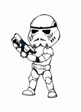 Stormtrooper Coloring Pages Storm Trooper Drawing Cute Star Wars Printable Line Color Getcolorings Clipartmag Print Colorin sketch template