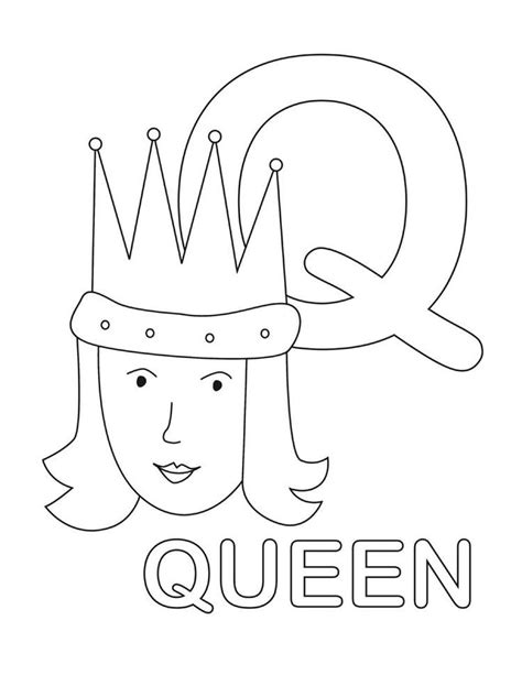 letter coloring pages   queen abc coloring pages abc coloring