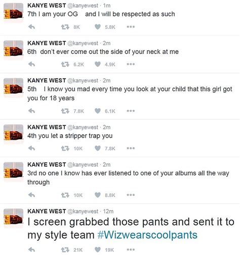 kanye west responds to that crude amber rose tweet about sex life daily mail online