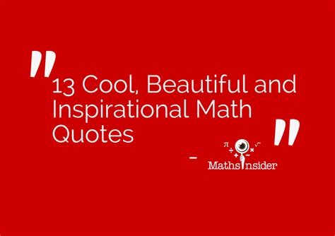cool beautiful  inspirational math quotes