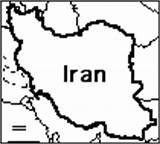 Iran Coloring Map Asia Outline Enchantedlearning Printout sketch template