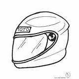 Casco Colorare Disegno Disegnidacolorareonline Helmet Apliques Motocross sketch template