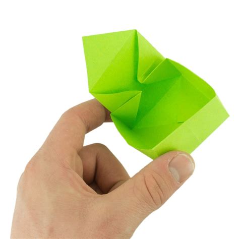 origami schachtel falten geschenkbox mit deckel basteln anleitung