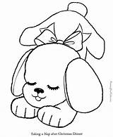 Coloring Pages Puppies Puppy Dog Printable Colouring Kids Cute sketch template