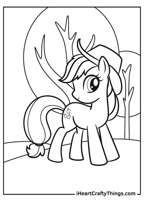 halloween coloring pages   pony  printable   pony