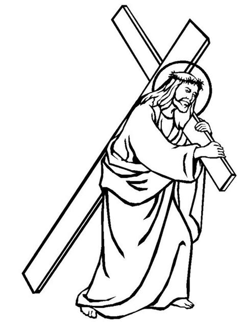 cross coloring pages books    printable