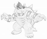 Bowser Coloring Character Pages Sons Ages sketch template