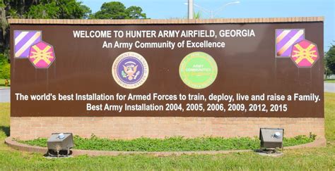 hunter army airfield ga georgia  army bases history locations maps