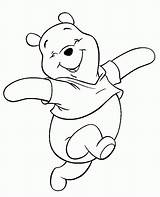 Cartoons Color Coloring Clipart Pages Pooh Winnie Disney Library sketch template