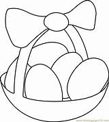 Easter Coloring Basket Eggs Egg Pages Printable Coloringpages101 Color Bunny Behind Holidays sketch template
