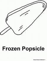 Popsicle Ice sketch template