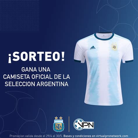 sorteo de una camiseta oficial de la selección argentina