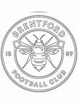 Brentford Fc Colouring Coloring Football Pages Colour Coloringpage Ca English Clubs sketch template