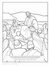 Coloring Pages Lds Primary Peacemakers Blessed Manual Jesus Lessons Color Beatitudes Choose Board Getdrawings Getcolorings Colouring Kids Lesson Bible sketch template