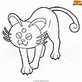 Supercolored Persian Coloriage Alola Personnages Appartenant Réinterprétation sketch template