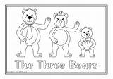Bears Three Pages Goldilocks Colouring Coloring Sparklebox Sheets Little Bear Template Templates Printables Outline Kids Kindergarten Choose Board Preview sketch template
