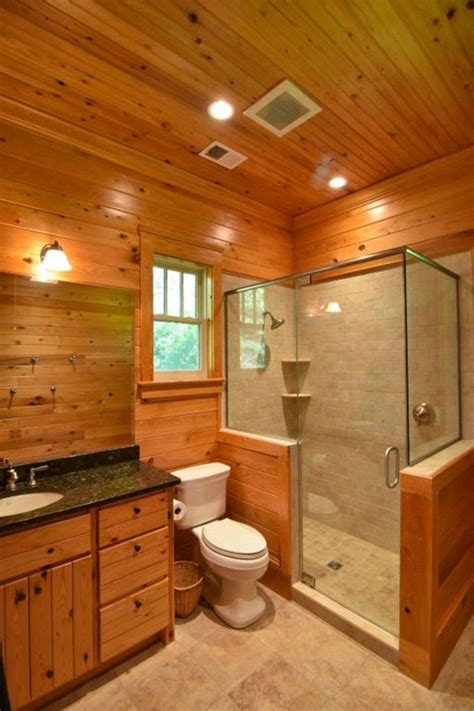 walk  shower enclosures  small bathrooms small bathroom designs cabin bathrooms rustic