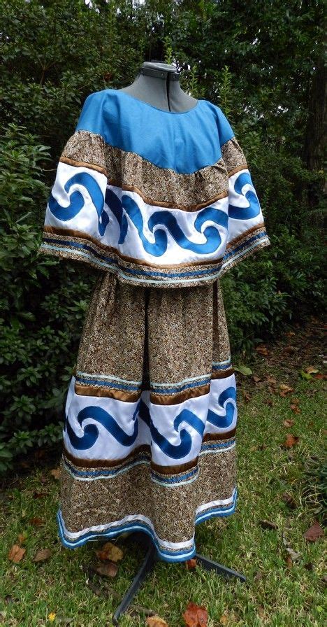 Muskogee Regalia Native American Dress Native American Ribbon Work