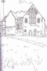 Monastery Abandoned Whitefriars Coventry sketch template