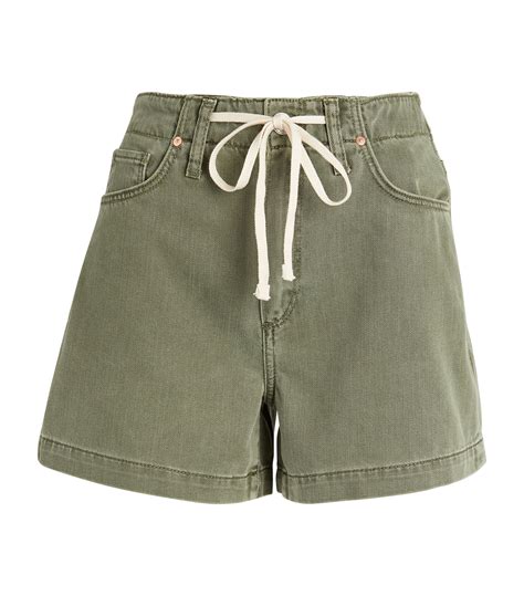 paige green zoey shorts harrods uk