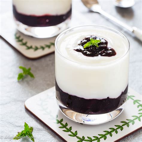 yogurt black sticky rice pudding sua chua nep cam recipe cart