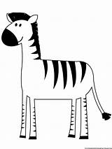 Zebra Coloring Pages Kids Printable sketch template