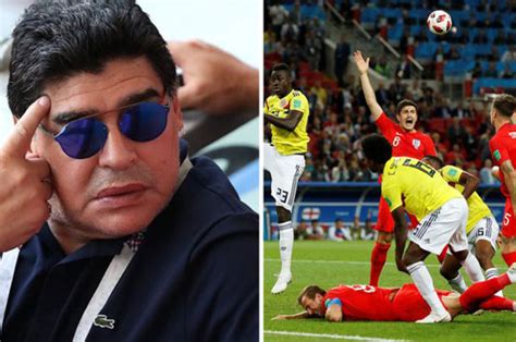 Diego Maradona Accuses England World Cup Team Of Cheating