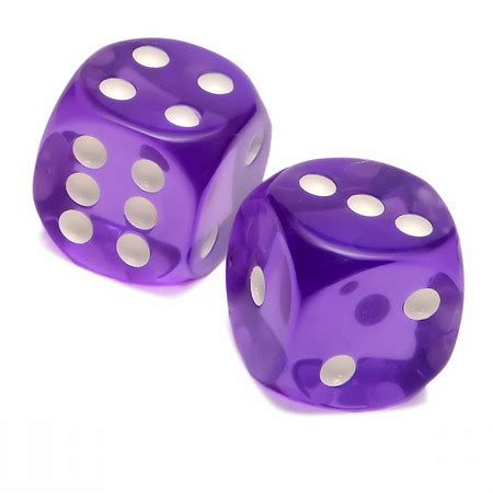 translucent  sided dice
