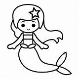 Mermaid Coloring Book sketch template