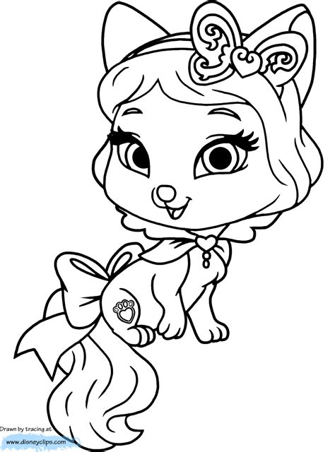 princess palace pets coloring pages coloring home