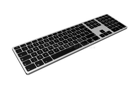 computer keyboard blank template set vector stock vector