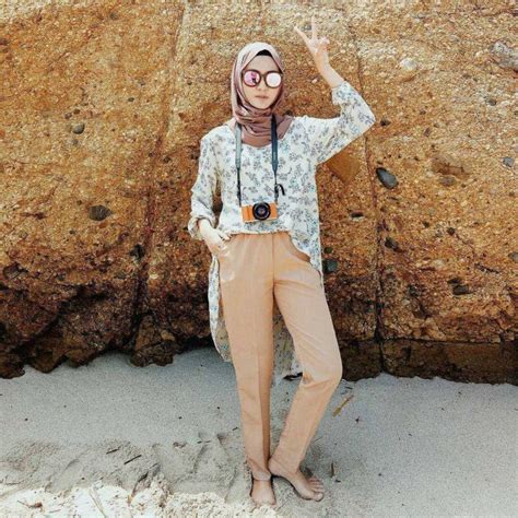 fashion hijab remaja terbaru  gaya   teman