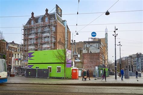 oude heineken hoek aan leidseplein  amsterdam gesloopt architectenwebnl