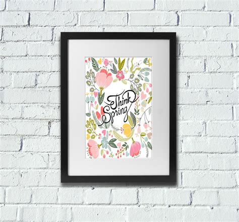 spring poster wall art  printable printables  mom