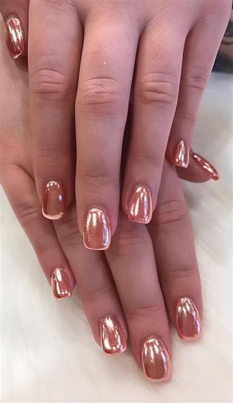 gorgeous metallic nail art designs