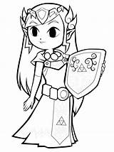 Zelda Coloring Legend Printable Pages Color Sheet Print Onlinecoloringpages sketch template