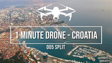 minute drone croatia  split youtube