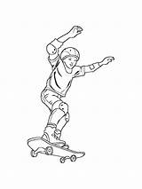 Coloring Pages Skateboard Kids Printable Color Bright Colors Favorite Choose sketch template