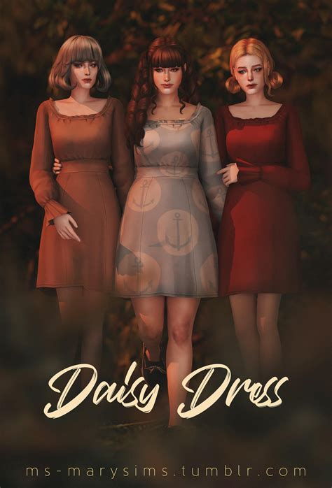 sims  maxis match daisy dress  sims book