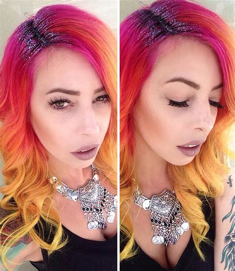 glitter roots hair style trend instagram 4 sleazemag