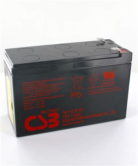New 2018 Csb 12v 7 2ah Sealed Lead Acid Oem Replacement Battery Gp1272
