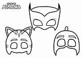 Pj Masks Coloring Pages Catboy Printable Kids Mask Cat Printables Print Color Template Book Car Sheet Adults Princess Birthday Templates sketch template