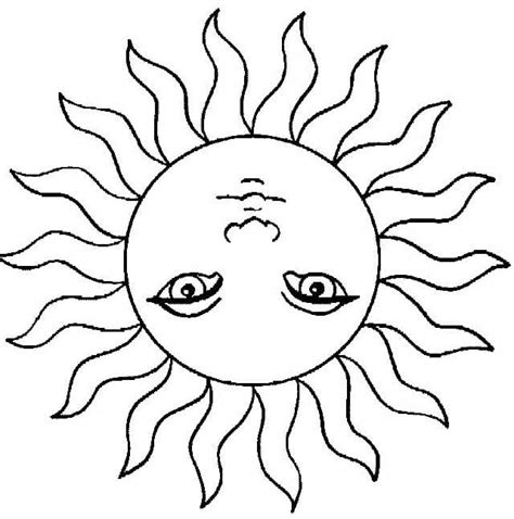 10 Free Printable Sun Coloring Pages 1nza