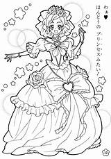 Coloring Pages Anime Princess Halloween Tutu Witch Precure Elsa Printable Face Friends Detailed Drawing Tsukai Mahou Print Book Colouring Getcolorings sketch template