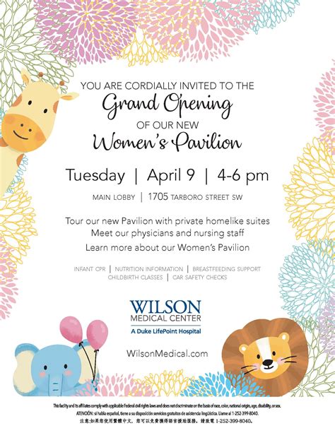 grand opening of women s pavilion april 9