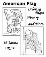Flag Coloring History Pages Uploaded User American sketch template