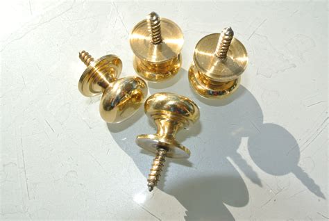 small screw knobs pulls handles antique solid heavy brass drawer