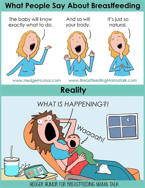 new batch of breastfeeding cartoons hedger humor