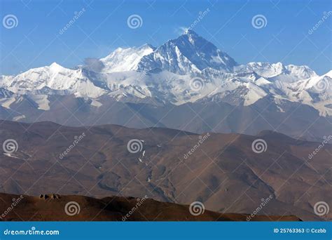 north face mount everest stock  image