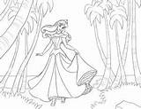 Coloring Aurora Pages Princess Disney Girls sketch template